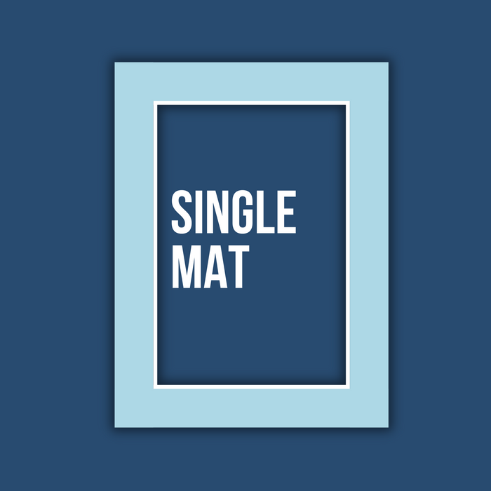 single matboard