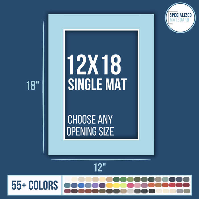 12x18 Premium Single Matboard