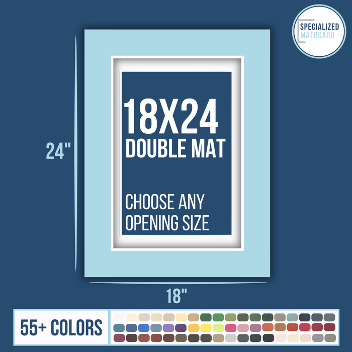 18x24 Premium Double Matboard