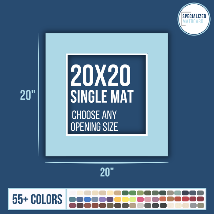 20x20 Premium Single Matboard